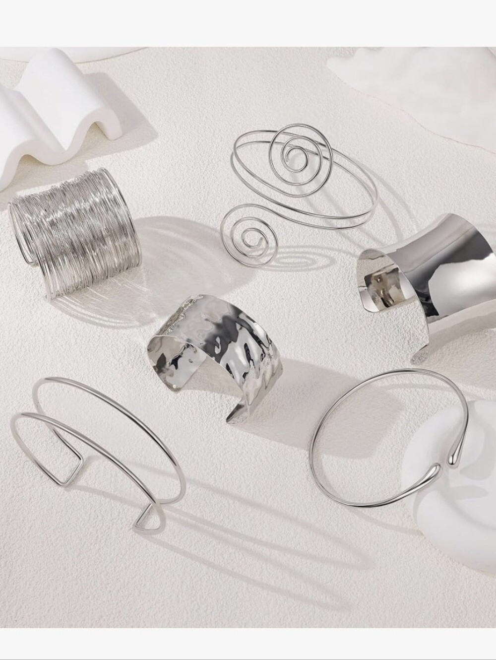 Silver Arm Cuffs